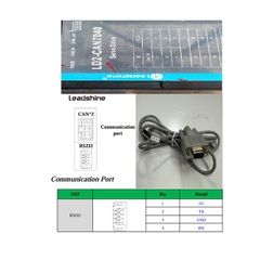 Cáp 1.8M 6ft Leadshine Cable-PC-1 RS232 Connector Molex 4 Pin Female 2.54mm Pitch to DB9 Female For Leadshine ELD2-CAN7040B Port CN7 Communication Cable