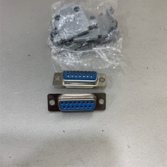 Rắc Hàn Cổng DSUB DB-15-SS 15 Pin Female D-Sub 2 Row Chassis Mount Solder Connector Plug DB15 Connector Và Vỏ Ốp