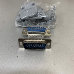 Rắc Hàn Cổng DSUB DB-15-SP 15 Pin Male D-Sub 2 Row Chassis Mount Solder Connector Plug DB15 Connector Và Vỏ Ốp