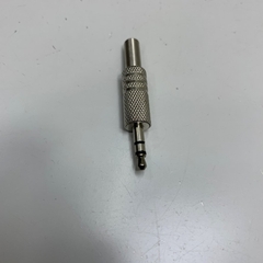 Rắc Hàn Audio Aux 3.5mm 3 Pole Male Plug Metal Jack Audio Headphone Soldering Connector