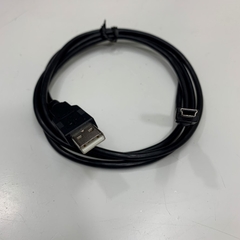 Cáp 1.3M 4.3ft USB Data Transfer Cable USB 2.0 Type A to Mini USB 5 Pin 480Mbps Shielded Black For NFC Scanner QR Code HID Cable