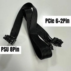 Dây Nguồn 0.6M 3ft Power Supply Modular GPU 8 Pin to 6+2 Pin PCI-E Graphic Card Cable EVGA For Seasonic G-750, G-650, G-550, G-450, G-360 Modular Power Supply Units 18AWG