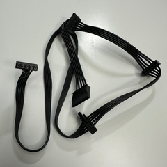 Dây Nguồn 0.9M Molex 5 Pin to 4 Port SATA Power Cable Hard Drive HDD SATA Connector For PSU Cooler Master V550 V650 V700 V750 Glod V850 V1000 v1200 V1300 Power Supply