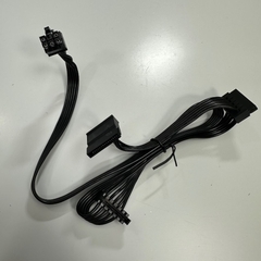 Dây Nguồn 0.8M 2.6ft GPU 6 Pin to 3 Port SATA Power Supply Cable Hard Drive For Corsair RM1000, RM850, RM750, RM650, RM550, RM45 Modular Power 18AWG 50+15+15CM