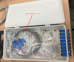 Hộp Phối Quang Indoor Fiber Optic Distribution 8 Ports SC Box ODF