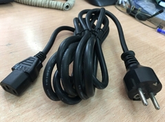 Dây Nguồn Chính Hãng CISCO VII G N11419 AC Power Cord Schuko CEE7 Euro Plug to IEC320 C13 16A 10A 250V 18AWG 3x1.0mm Length 2.5M