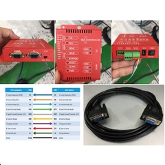 Cáp Điều Khiển Magnetic AutoControl PLC RS232 Communication Cable Straight Through Serial DB9 Female to DB9 Male Black 3M For MES interface function Controller PLC