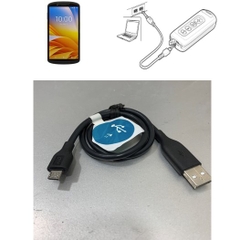 Cáp Zebra 25-124330-01R Micro USB to USB Cable 0.5M For Máy Kiểm Kho Zebra TC58  Single Slot Cradle Communication