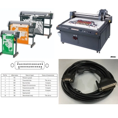 Cáp Kết Nối Máy Vẽ Cắt Mimaki CG Series CF Series Vinyl Cutter RS232C DB25 Male to DB9 Female For CF-0912 CF-1215 CF-1218 CF-60 CF-120 CF-150 CF-0912-2 CF-1215-2 CF-1218-2 Cable Length 5M