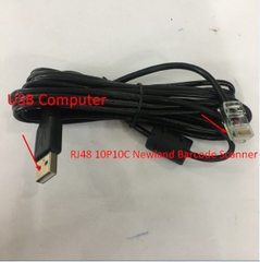 Cáp Kết Nối Máy Quét Newland Barcode Scanner CBL053U Cable USB to RJ48 10P10C For Barcode Scanner FM100 FM420 FR20 FM30 Length 1.5M