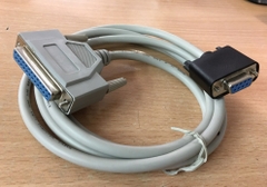 Cáp Điều Khiển Truyền Dữ Liệu Chuyên Dụng Cho Điện Lực Null Modem Cable RS232 DB25 Female to RS232 DB9 Female Length 1.8M