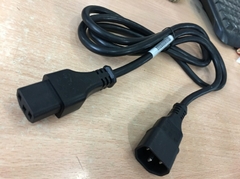 Dây Nguồn Máy Chủ PATELEC E66417 AC Power Cord IEC60320 IEC C13 to IEC C14 10A 250V 3x1.04mm 17AWG For Server IBM HP DELL LENOVO Length 2M