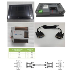 Cáp Lập Trình Kết Nối Màn Hình HMI Samkoon SK Series Với PLC HollySys LM Series Connection Cable RS232 DB9 Female to DB9 Male Dài 1M Có Chống Nhiễu Shielded