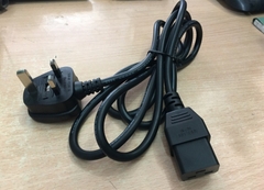 Dây Nguồn QUEEN PUO QP-026 SHEE LINE SL-19 AC Power Cord UK BS1363 to IEC60320 C19 13A 16A 250V 3x1.0mm For Máy Chủ và Cisco Router PDU or UPS Length 2M
