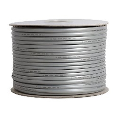 Cáp Mạng Dẹt 8 Lõi Đồng 28 AWG 8 Wire Flat Stranded Cable Silver Length 150M