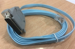 Cáp Máy In Dẹt RJ45 To DB25 Male Serial Flat Cable For Epson Printers 8 Pin To 25 Pin Male Length 1.8M