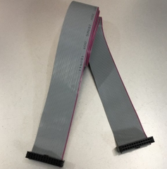 Cáp 26 Pin Flat Ribbon Cable Female to Female 2x13P 26 Wire Grey Dài 1.5M IDC Pitch 2.54mm - Cable Pitch 1.27mm For HMI Panel CMC CNC PLC