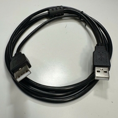 Cáp 1.5M 1.5ft USB 2.0 Type A Male to Type A Male Shielded Cable Link Data Transfer For Computer and Laptop