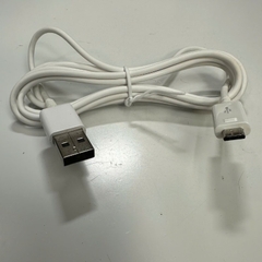 Cáp 1.4M 4.7ft USB 2.0 Type A Male to Micro USB 5 Pin Male Plug Cable White For USB Data Link ; Industrial Camera, PLC/HMI USB 2.0 Plug