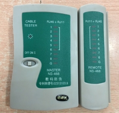 Bộ Test MASTER NS-468 Dây Mạng Cáp Điện Thoại Kiểm Tra Thử Đường Truyền RJ45 RJ11 RJ12 LAN