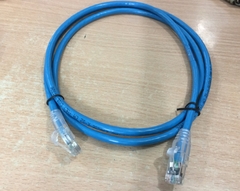 Dây Nhẩy COMMSCOPE AMP Cat6 RJ45 UTP Patch Cord Straight-Through Cable 1859247-5 PVC Jacketed Blue Length 2.1M