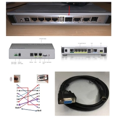 Cáp Kết Nối Serial Config Cable RS232 DB9 Female to Mini Din 8 Pin Male 1.8M For Visca Connect to Lancom Router Devices