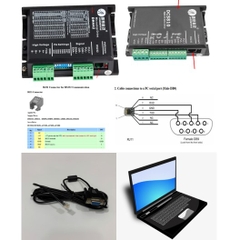 Cáp Điều Khiển Động Cơ Bước Leadshine Stepper Motor Driver Communication RS232 DB9 Pin Female to RJ11 RJ12 6P6C Dài 3M