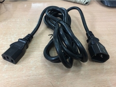 Dây Nguồn Máy Chủ STRTEC D2-02 D003-4 AC Power Cord IEC60320 IEC C13 to IEC C14 10A 250V 3x1.0mm 17AWG For Server IBM HP DELL LENOVO UPS và PDU Length 2M