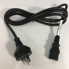 Dây Nguồn WELL SHIN WS-015 WS-002 Australia & China Chuẩn 3 Chân Chéo Tam Giác AC Power Cord GB2099 to C13 10A 250V 18AWG 3x1.0mm² OD 7.3mm in Taiwan Length 1.8M