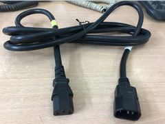 Dây Nguồn Máy Chủ IBM HP DELL LENOVO Server WELL SHIN WS-002 WS-003 AC Power Cord IEC60320 IEC C13 to IEC C14 15A 250V 3x2.08mm 14AWG Length 2.5M