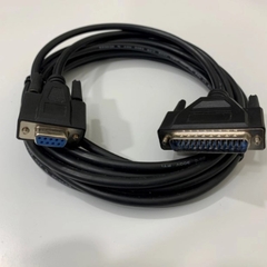 Cáp Lập Trình XW2Z-500P-V Dài 5M 17ft RS232C Communication Shielded Cable DB25 Male to DB9 Female For Omron PLC C200H C60P C100H CVM1 Connect LK201 Module