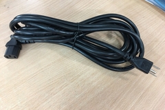 Dây Nguồn Chữ L Vuông Sang Góc Trái YUNG LI YP-12 YC-12L NEMA 5-15P to Left Angle C13 AC Power Cord 11A 125V 3x1.25mm 17AWG Length 3.2M