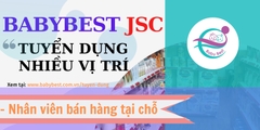 TUYỂN DỤNG VỊ TRÍ NHÂN VIÊN CỬA HÀNG