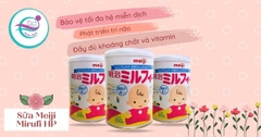 Pha sữa Meiji Mirufi HP cho trẻ dị ứng với đạm sữa bò