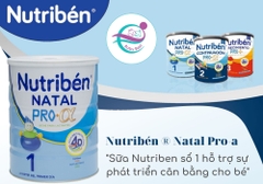 Công thức sữa Nutriben số 1 có gì đặc biệt?