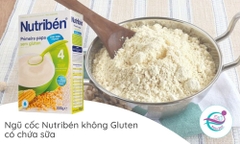 Ngũ cốc Nutribén không Gluten có chứa sữa