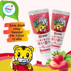 Kem đánh răng Sunstar Do-Clear 70g vị dâu