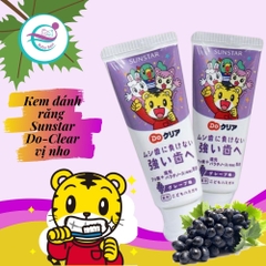 Kem đánh răng Sunstar Do-Clear 70g vị nho