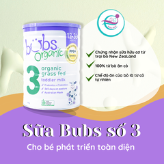 Sữa bò Bubs Organic Úc số 3