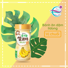 Bánh gạo ăn dặm hữu cơ ILdong vị chuối 40g