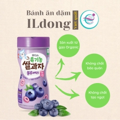 Bánh gạo ăn dặm hữu cơ ILdong vị việt quất 40g