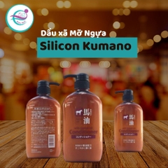 Dầu xã mỡ ngựa Silicon Kumano 600 ml