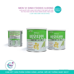 Men vi sinh ILdong 100g của Hàn Quốc cho bé từ sơ sinh