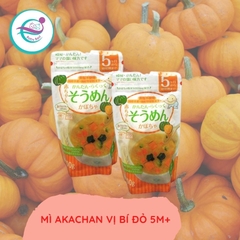 Mì Akachan vị bí đỏ 5m+