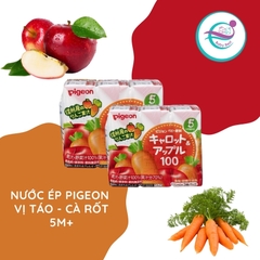 Nước ép Pigeon vị táo cà rốt 5m+ (125mlx3)