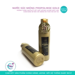 Nước súc miệng Propolinse Gold bạc hà 600ml (bạc)