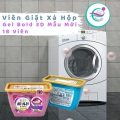 Hộp Viên Giặt Bold GelBall 3D 17 viên Màu Xanh Hương Tự Nhiên