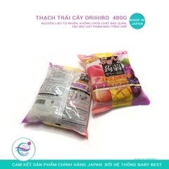 Thạch trái cây Orihiro táo xoài nho 480g