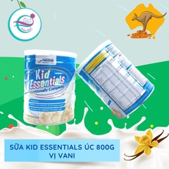 Sữa Kid Essentials Nestle Úc 800g vị Vani