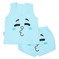 Combo 3 Bộ Áo Ba Lỗ Và Quần Tã Mihababy BN10 - Nhiều Màu